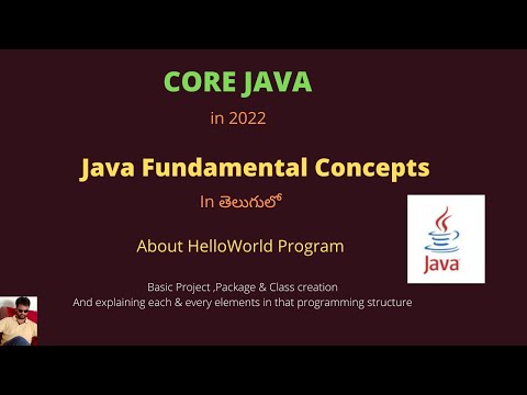 8.Java | What is HelloWorld Program? | in Telugu | with Full details | #tvstreetechnologies