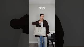 They have so many good fall and winter pieces rn #oakandfort #haul #fallhaul #fashion #fallstaples