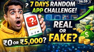 🤑7 Days App Challenge | Sach Mein Kaam Karta Hai? 🤔