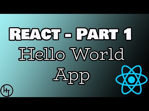 React Tutorial - Part 1 - Hello World App - Create React app - SCSS