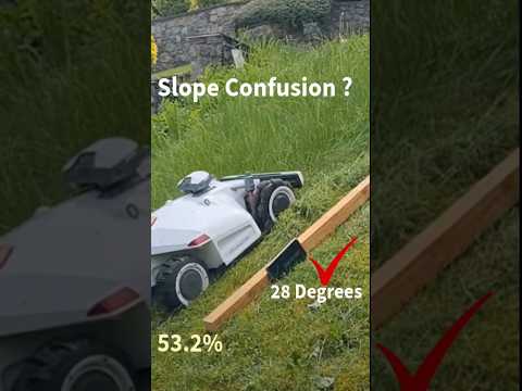 Robotic Mower Slope Ratings % vs Degrees Explained Fast