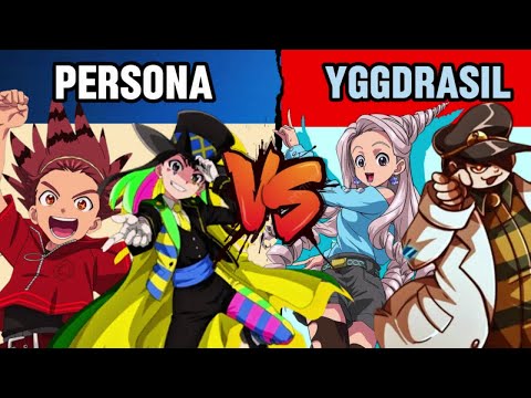 Beyblade X Team Persona vs. Team Yggdrasil in Real Life!