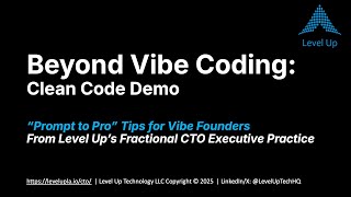 Beyond Vibe Coding: Clean Code Demo in Cursor