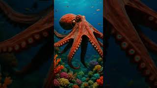 #GiantOctopus #UnderwaterWorld #CoralDreamscape #MarineBeauty #OceanMagic #VisualEcstasy #ai