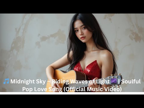 🎵 Midnight Sky – Riding Waves of Light 🌌 | Soulful Pop Love Song (Official Music Video)