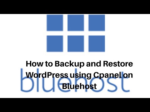 #bluehost_WordPress   How to Backup and Restore WordPress using Cpanel on Bluehost | *New Tips* 2020