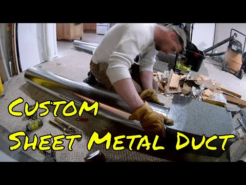 custom hvac sheet metal duct