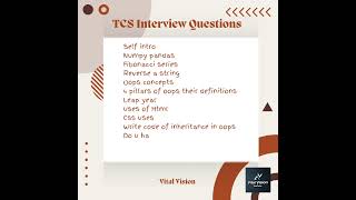 TCS Digital Interview Experience |  Vital Vision