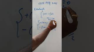 CBSE PYQ 2021 | Definite Integral of |2x − 1| | Class 12 Maths | Board Exam Question