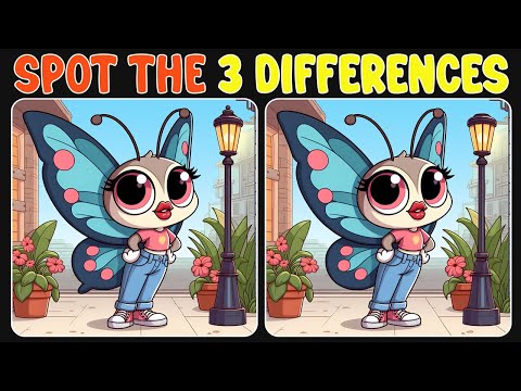Spot The Difference : Only Top 1% Find 3 Differences | Find The Difference #71