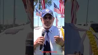 A Veteran's Message About Flag Burning during the Fort Lyon National Cemetery Memorial Day Ceremony