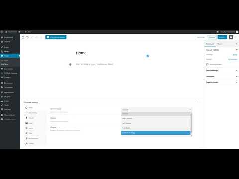 Create a New WordPress Page