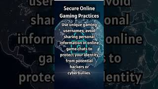 Secure Online Gaming Practices  #cybersecurity #onlinesafetytips #safetytips #onlinegames