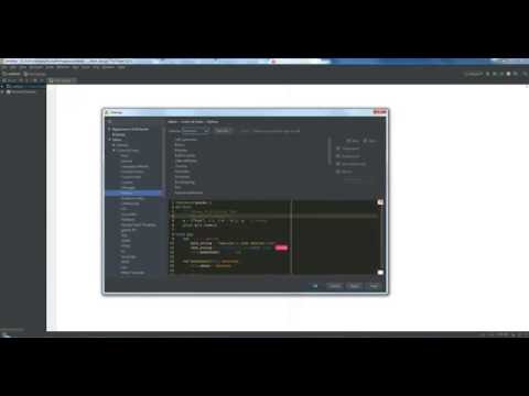 How to change theme,font size and add line numbers in pycharm