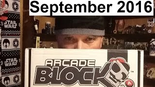 Arcade Block Unboxing!!  September 2016