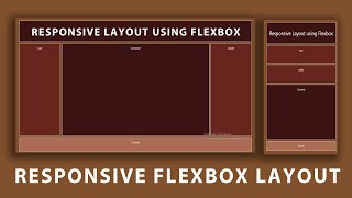 Create Responsive layout Using CSS Flexbox | Flexbox design patterns you can use in your projects