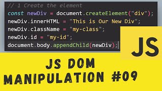 JavaScript Fundamentals: Mastering DOM Manipulation #09