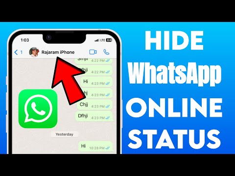 How to Turn Off WhatsApp Online Status While Chatting iPhone🔥How to Hide WhatsApp Online Status iOS