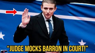 Barron Trump SHOCKS Judge with LEGAL Genius in Court