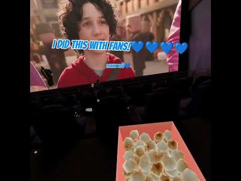 did this with fans💙 #minecraftmovie #bluedevgamez