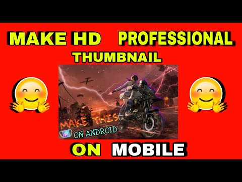 how to make youTube thumbnail on android | how to make gaming thumbnail #thumbnail #gamingthumbnail