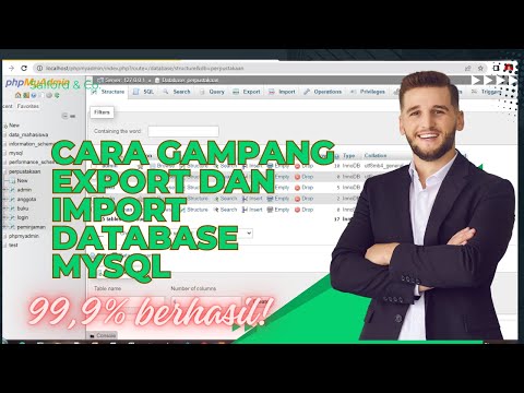 Cara Melakukan Eksport dan Import  Database Mysql dengan sangat  mudah #mysql #shorts