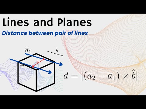 Lines and Planes | Distance between parallel lines | Vectors | 12th standard mathematics problem.