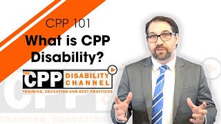 What is CPP disability?