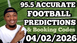 FOOTBALL BETTING TIPS & PREDICTIONS TODAY 04/02/2026 | SAFE PICKS FOR MONDAY #footballpredictions