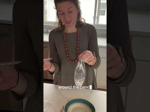 Can you poke holes in a bag of water without spilling?