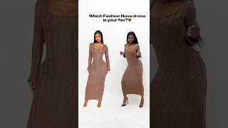 Which @FashionNova dress is your fav?!😍🤎