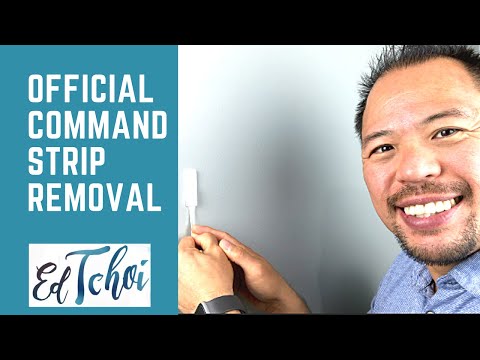 How to Remove a Command Strip - The OFFICIAL Method