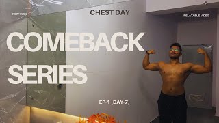 Comeback Series EP-1 | Day 7 of Rebuilding My Life – Discipline, Fitness & Growth 💪📈 | akshay pawar