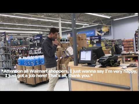 Walmart Intercom Prank - "I Just Got a Job!"
