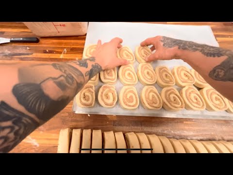 POV: You Make Cinnamon rolls and Pastries in Sourdough Bakery at 4am.