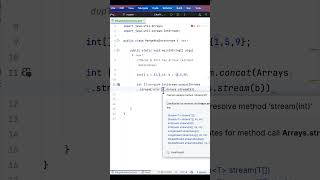 Java Stream API : Merge & Sort Two Arrays (without duplicates) #coding #roboticqa #programming