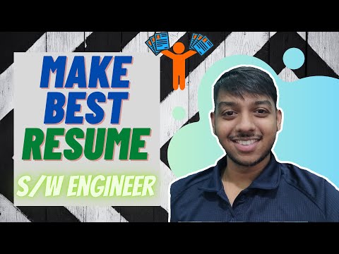How to make a good RESUME for Software engineer role?