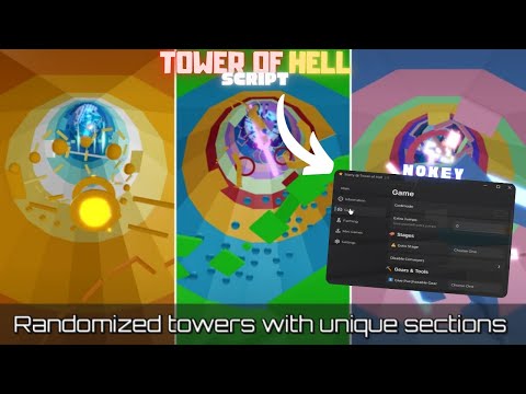 [OP] Tower Of Hell Script | *NO KEY* | Auto Farm, Win, All Gears & More | *NO BAN*