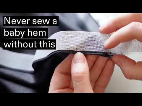 Ban-Rol 101: how to use it, where to source it, what even is it?! The BEST baby hem technique