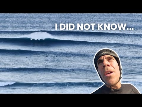 I PADDLED OUT INTO MASSIVE WAVES BY ACCIDENT, IN COMPLETE DARKNESS!