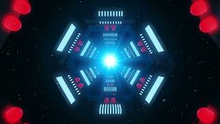 4K Abstract Sci-Fi Tunnel VJ Motion Background || Neon Light Tunnel Free VJ Loops || 4K VJ Loops
