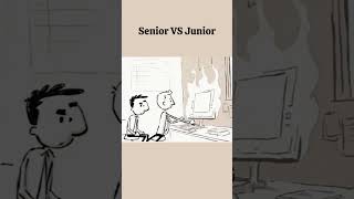 😂 Senior VS Junior Developer | Funny Programming Meme #Shorts