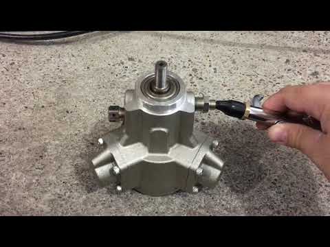 Piston Air Motor, 1/8 HP, 75 PSI test run