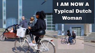 Trying out Crazy Things Dutchies do on their bicycle - I'm still shocked 🤭
