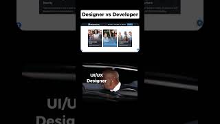 When designers create works of art, developers are just trying to keep it functional. 😅