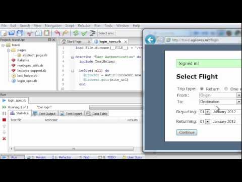 Watir Tutorial - Write Watir tests with RSpec