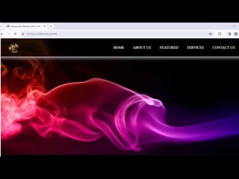 Responsive Navbar Tutorial with Animation | HTML CSS | Animated Responsive Navbar Tutorial