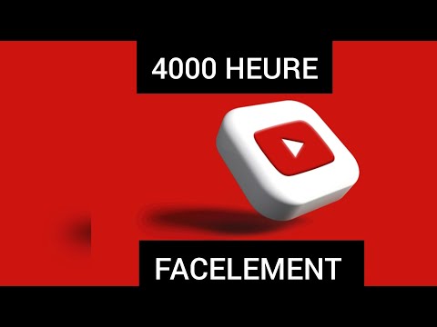 Comment avoir 4000 h de visionnage sur yutube achter 1000 abonnee facilement-gagnee du l'argent