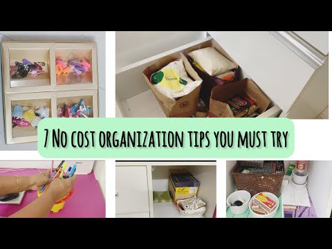 7 Smart No Cost Organisation Tips you must try at your home