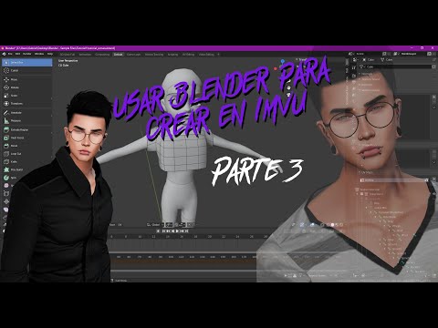 Como crear objetos para IMVU en Blender. Creando (3da parte)